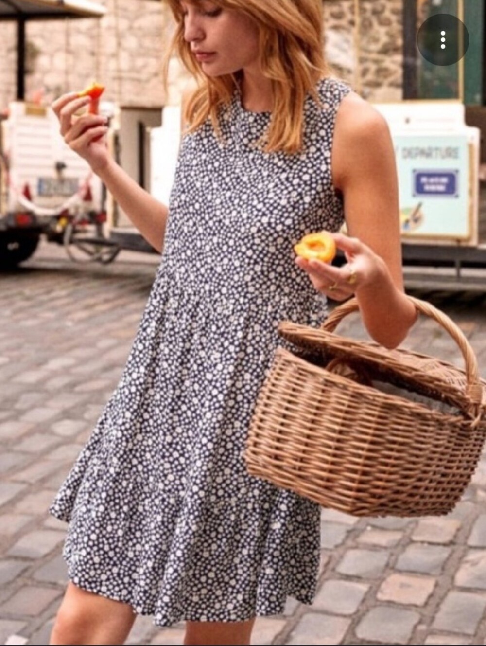 Sezane Fifi Floral Dress SZ 40